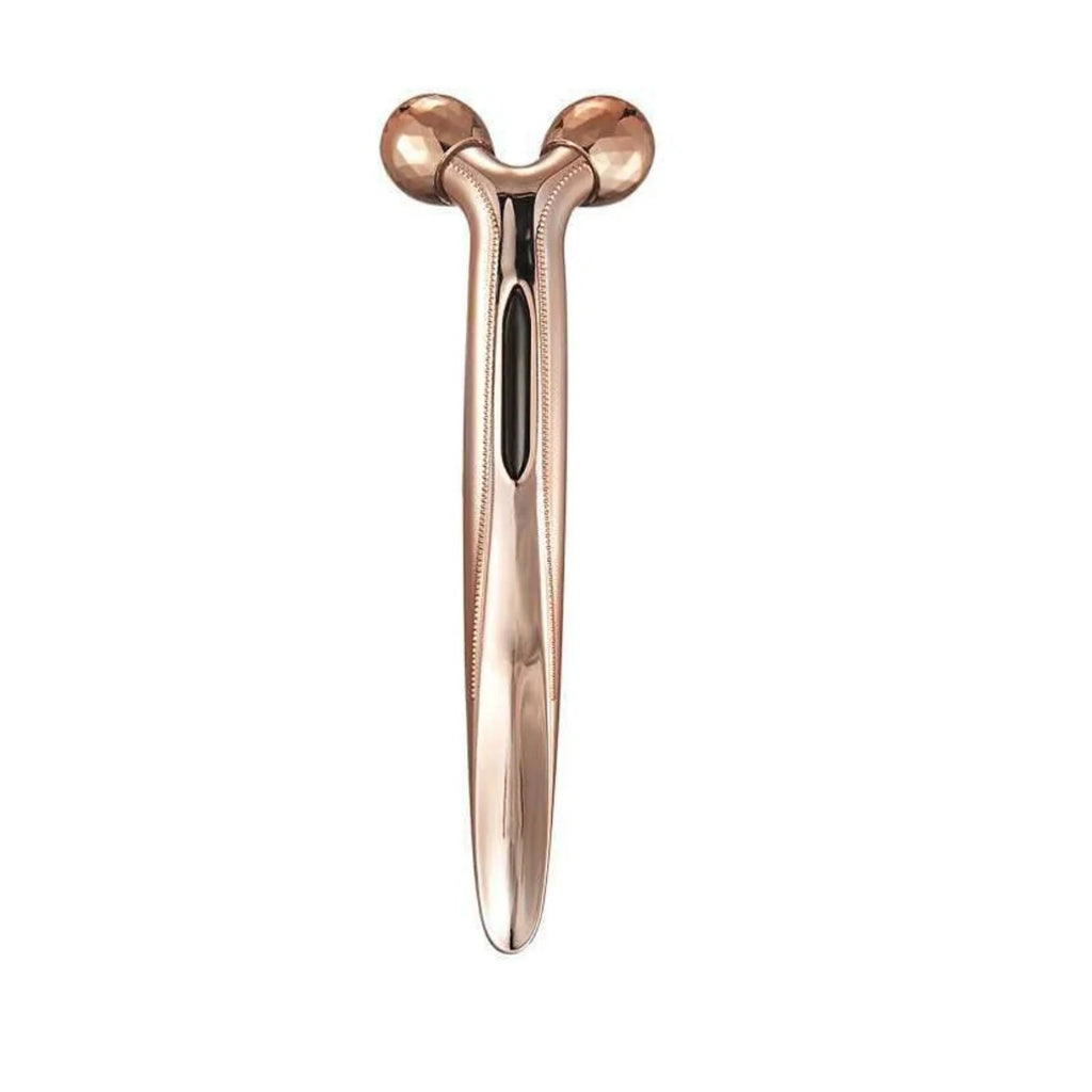 Lumière rose-gold 3D Face Roller on white