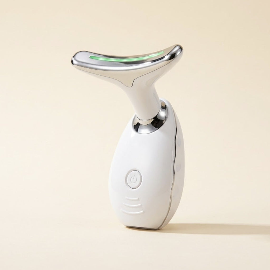 Lumière Neck & Face Sculpting Device on a cream background